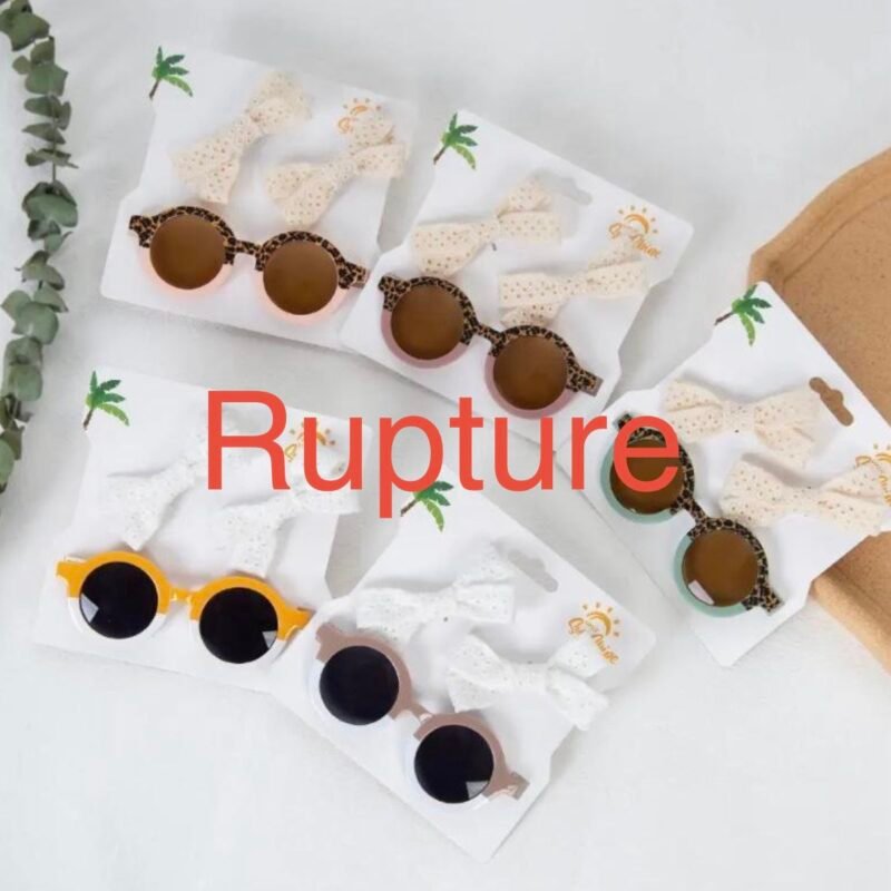 Lunettes + barrettes Prunelle