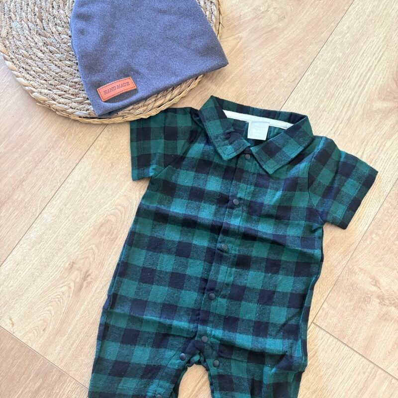 Barboteuse Carreau Vert