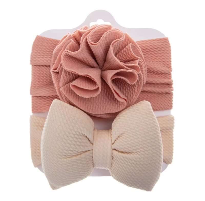 Lot de bandeaux Rose