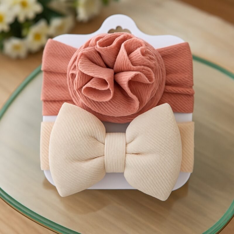 Lot de bandeaux Rose