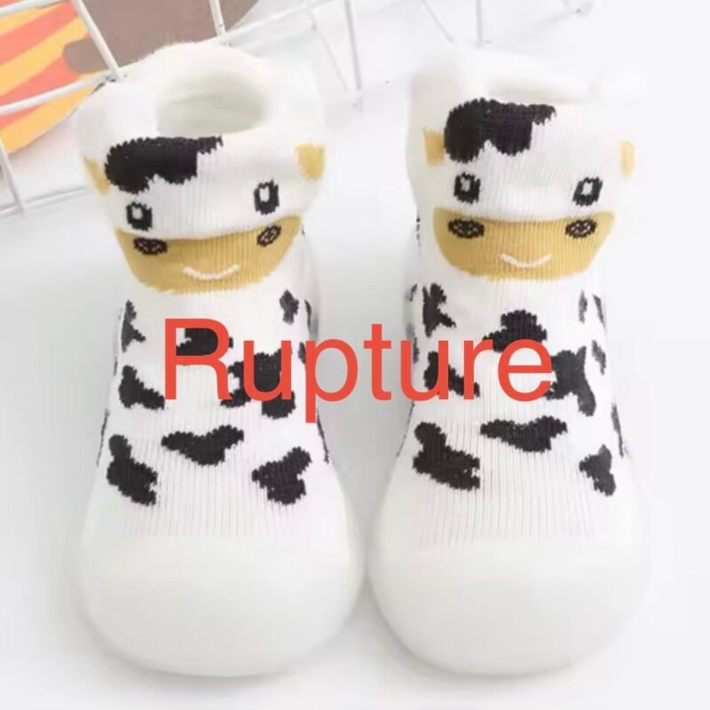 Chaussure chaussette vache