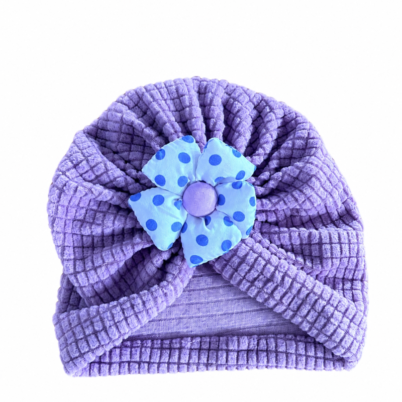 Turban flower pois ( NEW )