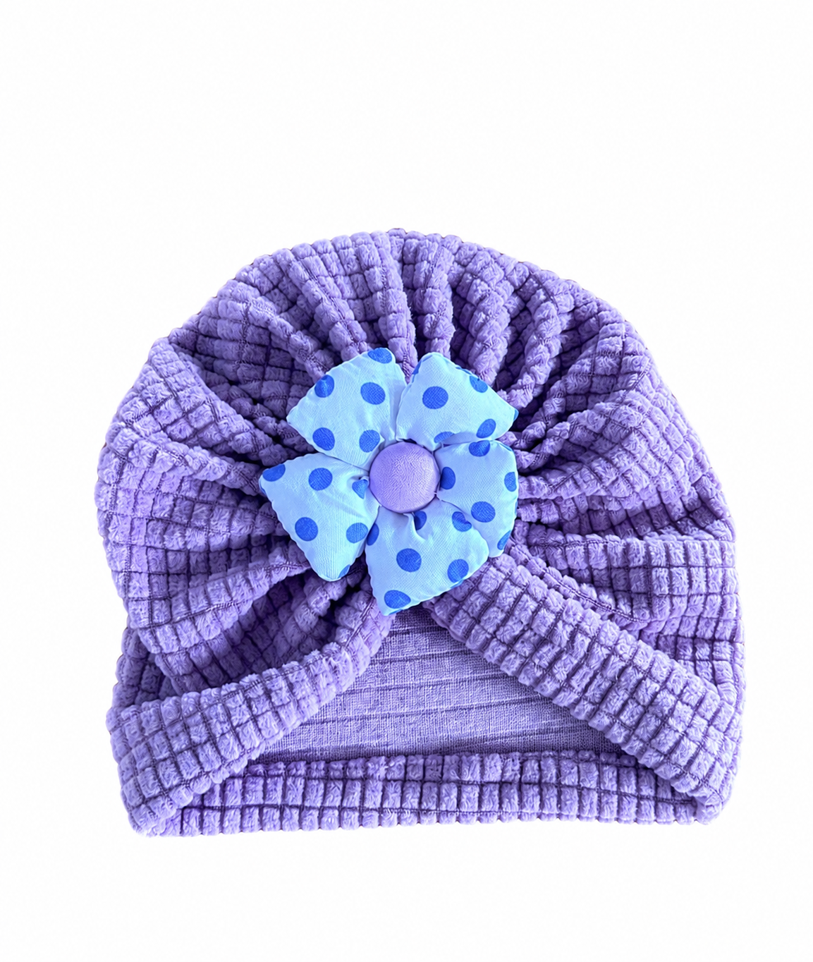 Turban flower pois ( NEW )